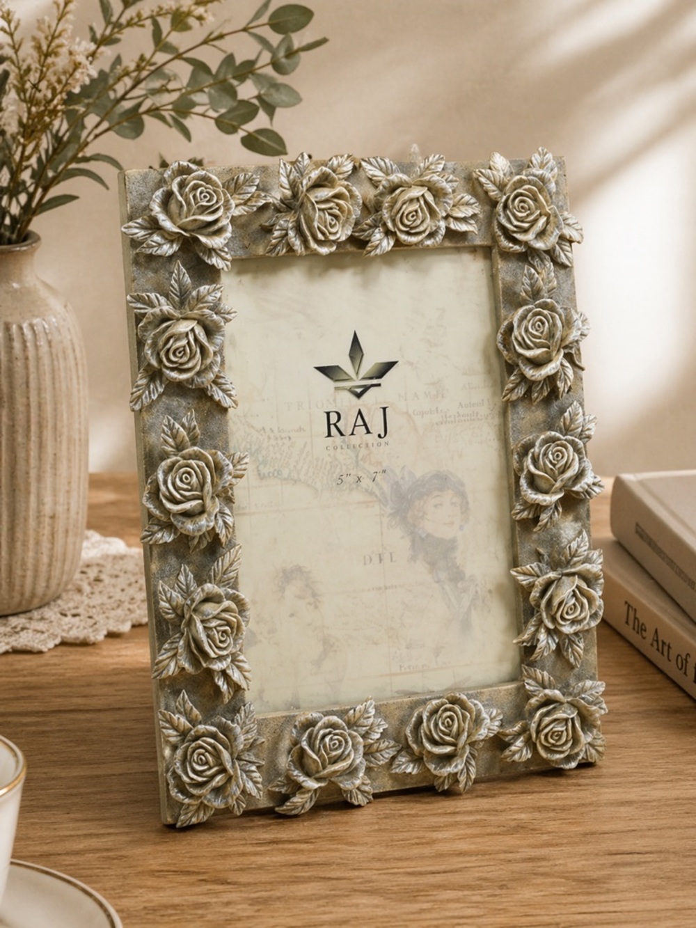 RAJ Floral Sculptured Frame​​​​